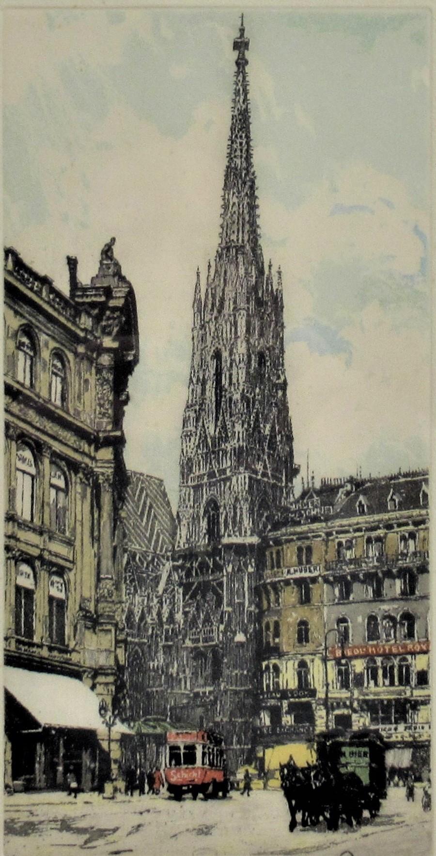 Ansicht Von Rothenburg - Print de Hans Figura