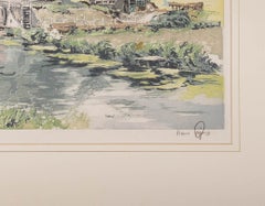 Hans Figura (1898-1978) - Mid 20th Century Etching, Mill Near Schiedam