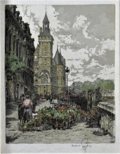 Marche aux Fleurs, Quai de l'Horloge, París