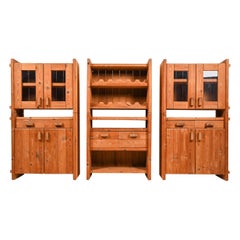 Hans Frydendal for IDE Møbler "Christian IV" Cabinet System in Pomeranian Pine