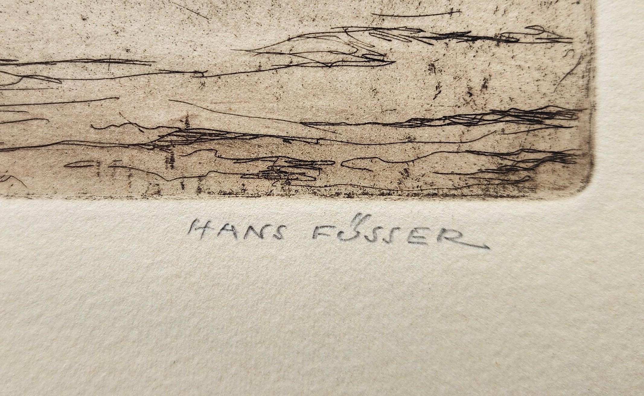 Hans Füsser (Allemand, 1898-1959)

Signé : Hans Füsser (en bas à droite)

