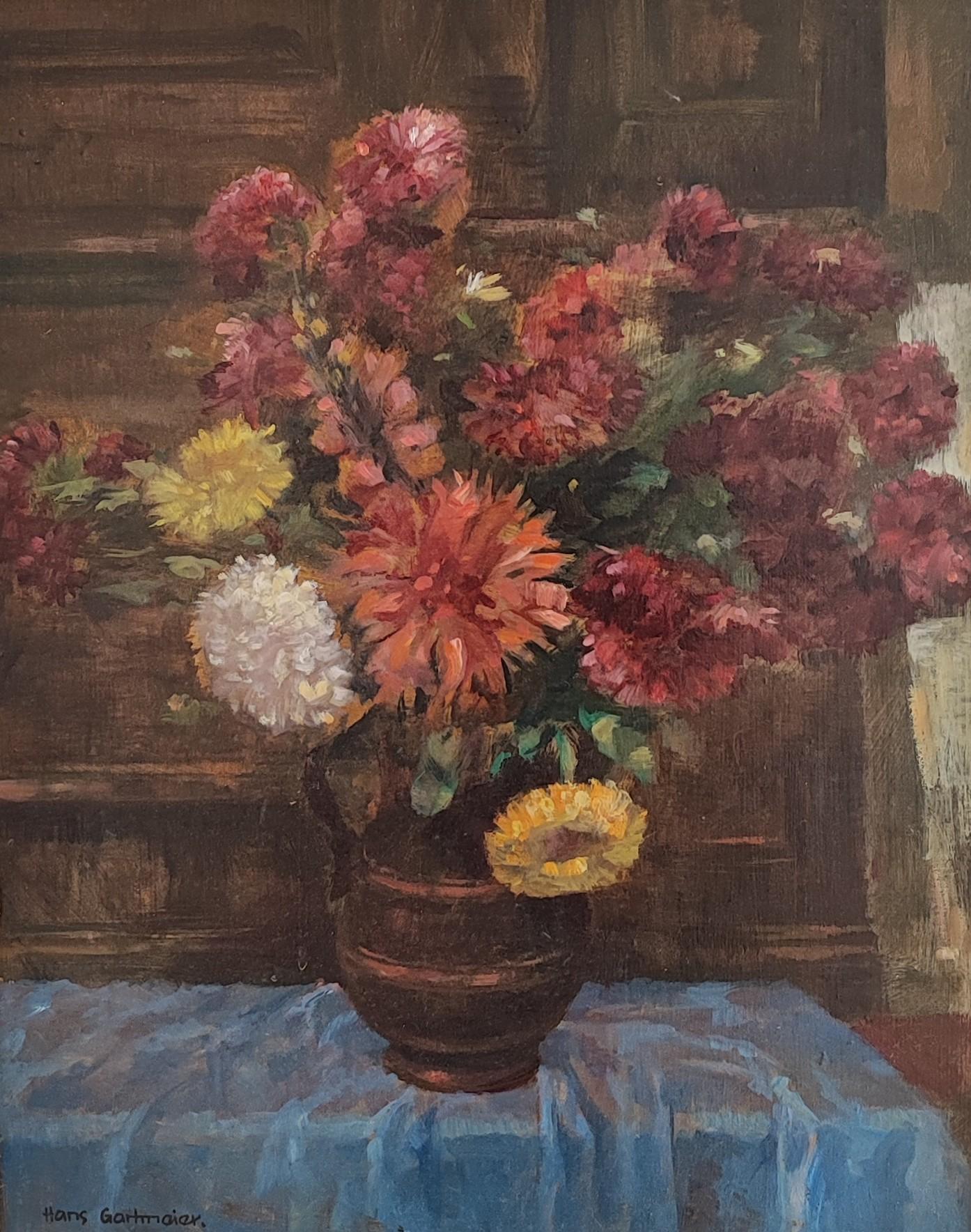 Hans Gartmeier Still-Life Painting – Blumenstrauß