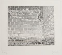 Mauer, acquaforte surrealista di Hans Georg RAUCH
