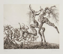 Rock and Rolle Forever, acquaforte surrealista di Hans Georg RAUCH
