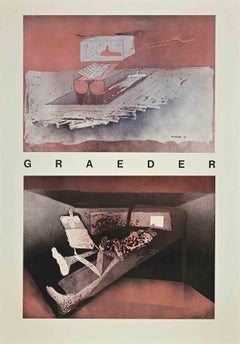 Untitled - Lithograph after Hans Graeder - 1969