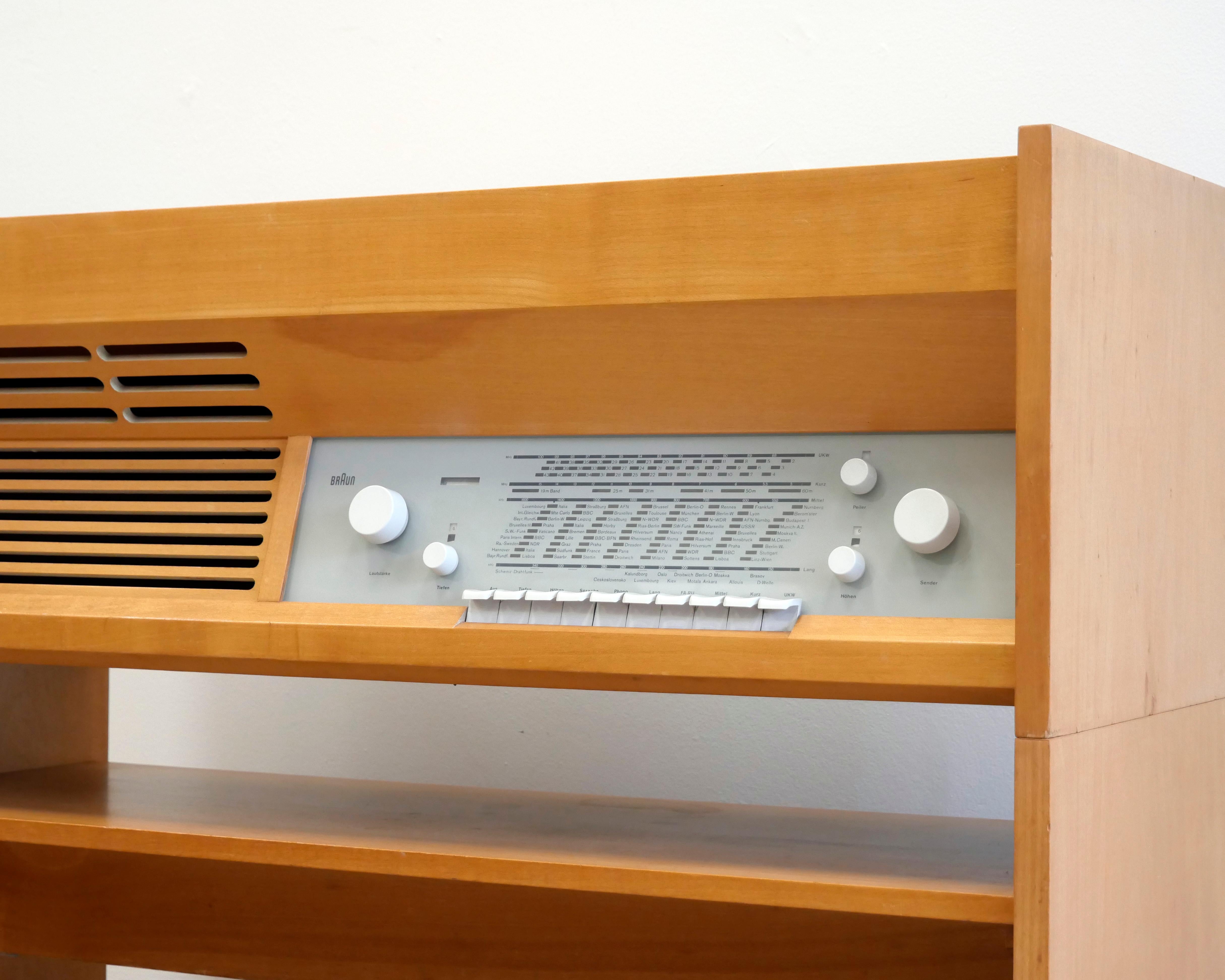 Hans Gugelot, Braun PKG 5-81 Radiogram record player for Dieter Rams audio SK4 5 5