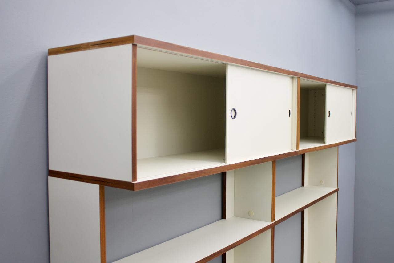 Mid-Century Modern Hans Gugelot Free Standing Shelf System M125 Bofinger Germany 1956 Room Divider