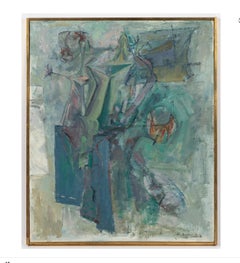 Burkhardt Abstract Oil On Canvas