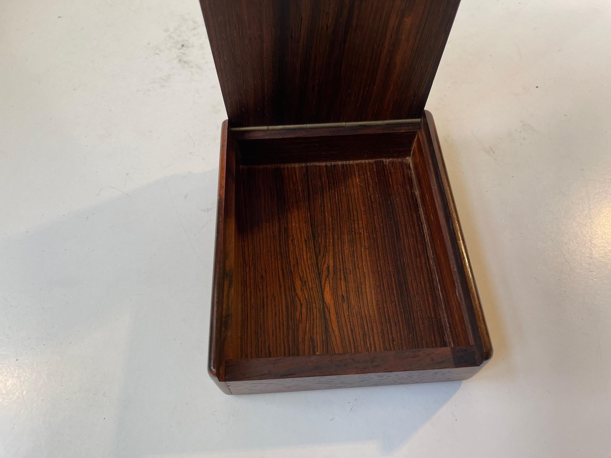 Hans Gustav Ehrenreich '1917-84' Scandinavian Modern Cigar Box in Rosewood For Sale 1