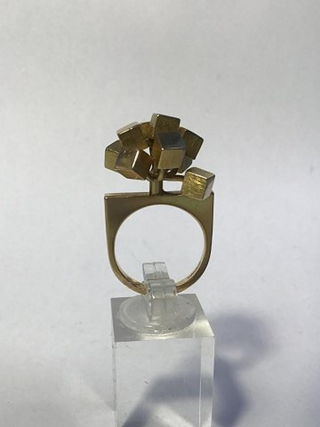 Hans Hansen 14 Ct Gold Ring Modern Ring Size 55(US 7 1/4 ) Weight 10.5 gr/ 0.37 oz
Item no.: 450952