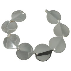 Hans Hansen #245 Danish Sterling Silver Modernist Bracelet, circa 1960s