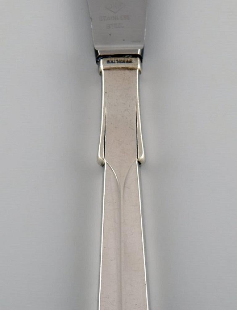 Hans Hansen Art-déco-Esstellermesser aus Sterlingsilber, vier Messer verfügbar (Art déco) im Angebot