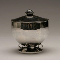 Hans Hansen Art Deco Sterling Silver Bonbonnière from 1937