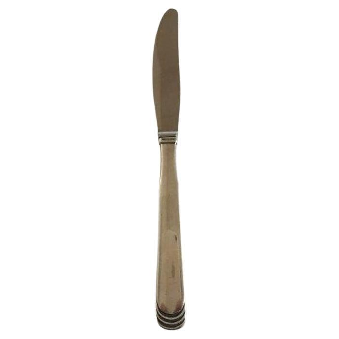 Hans Hansen Arvesølv No. 15 Dinner Knife in Sterling Silver For Sale