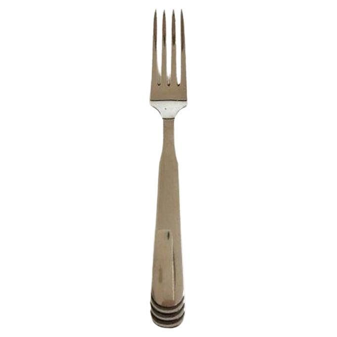 Hans Hansen Arvesølv No. 15 Luncheon Fork in Sterling Silver For Sale