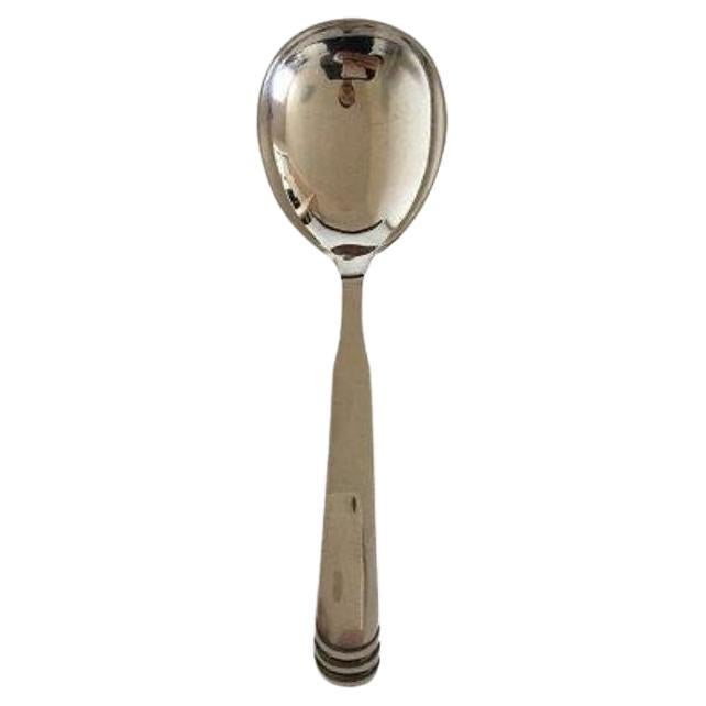 Hans Hansen Arvesølv No. 15 Serving Spoon in Sterling Silver For Sale