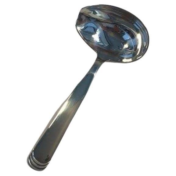 Hans Hansen Arvesølv No 15 Sterling Silver Sauce Ladle For Sale