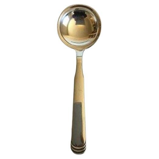 Hans Hansen Arvesølv No 15 Sterling Silver Serving Spoon For Sale