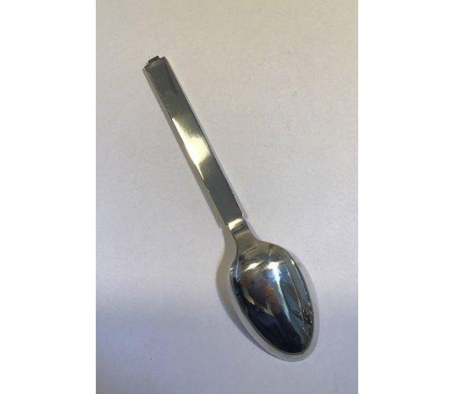 20th Century Hans Hansen Arvesølv No 18 Sterling Silver Dinner Spoon For Sale