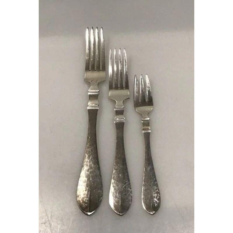 20th Century Hans Hansen Arvesølv No 3 Silver Set for 12 People, '108 Pcs' For Sale