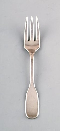Hans Hansen Cutlery Susanne Pastry Fork in Sterling Silver, 10 Pieces
