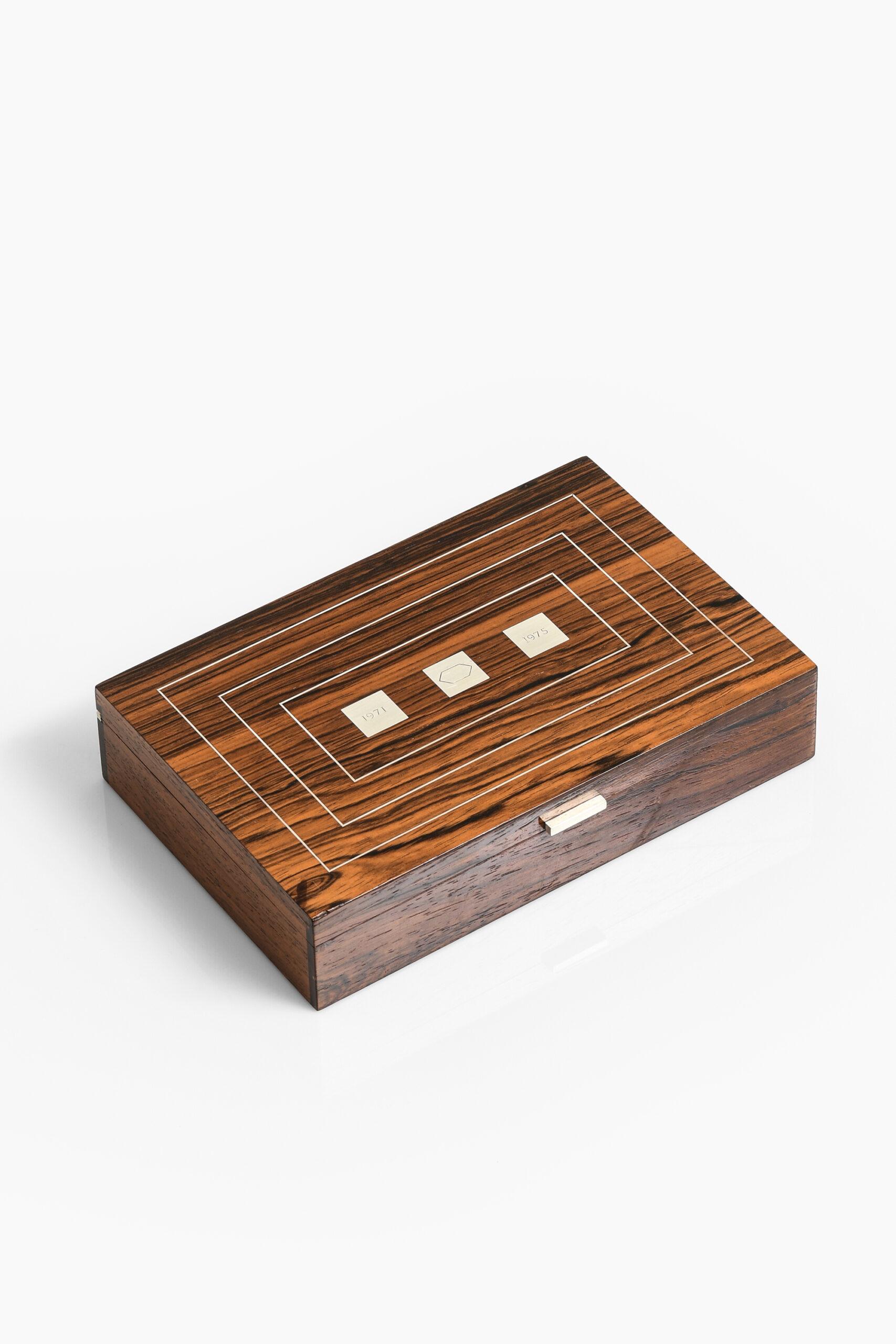 Scandinavian Modern Hans Hansen Decorative Box Produced in Denmark For Sale