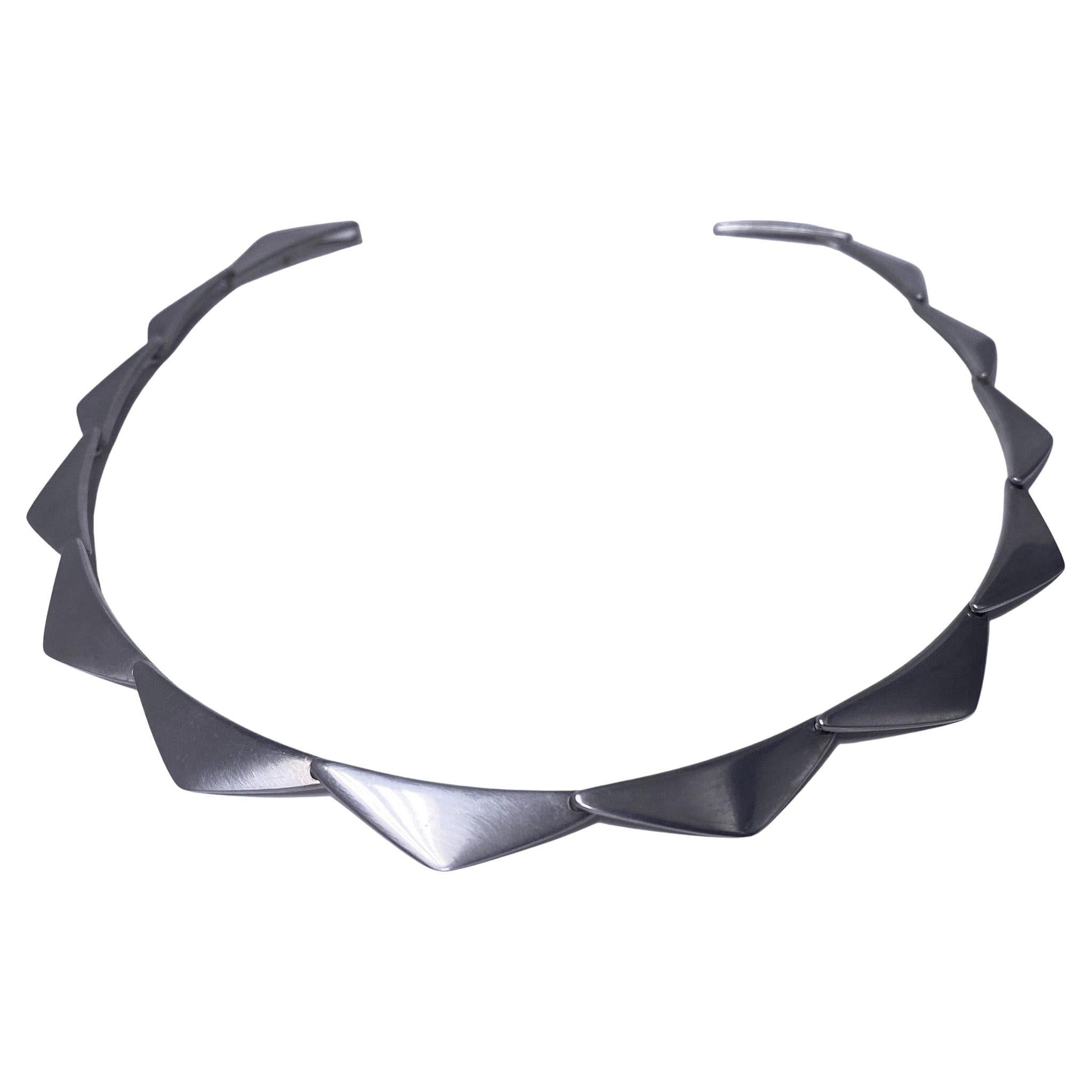 Hans Hansen Georg Jensen Sterling Necklace Denmark