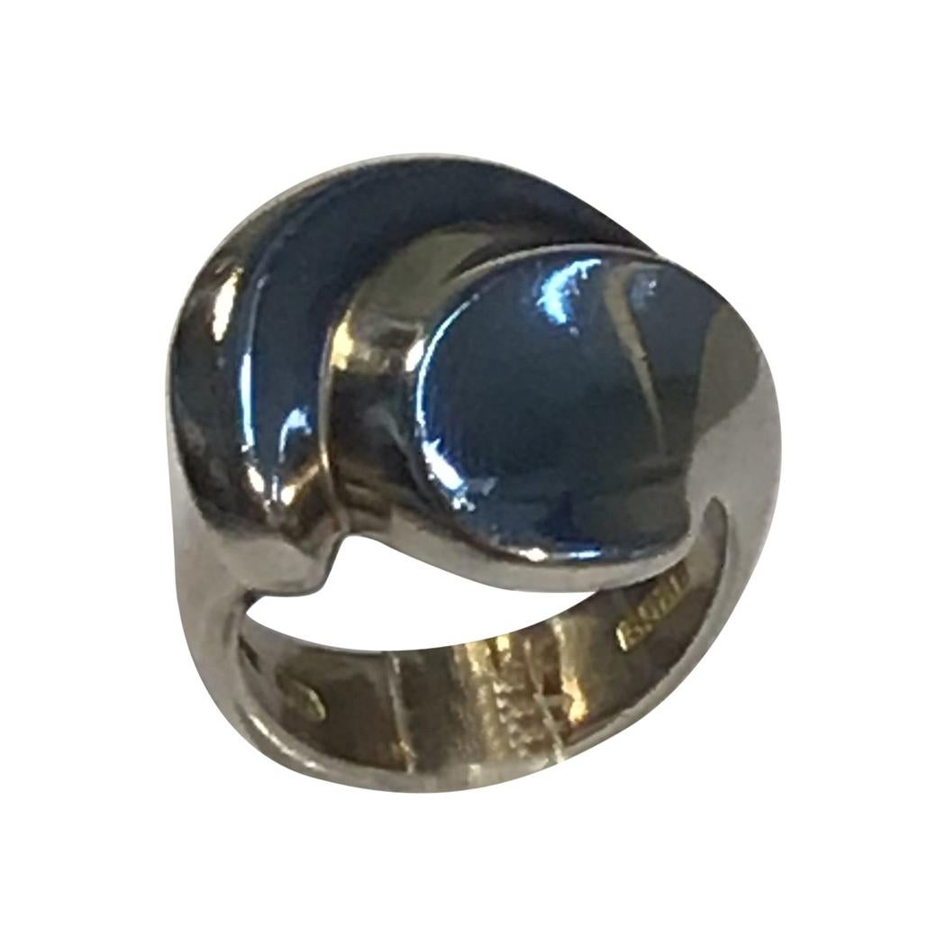 Hans Hansen 'Georg Jensen' Sterling Silver Ring For Sale