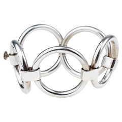 Hans Hansen Open Link Silberarmband Entworfen von Bent Gabrielsen - Modell 256
