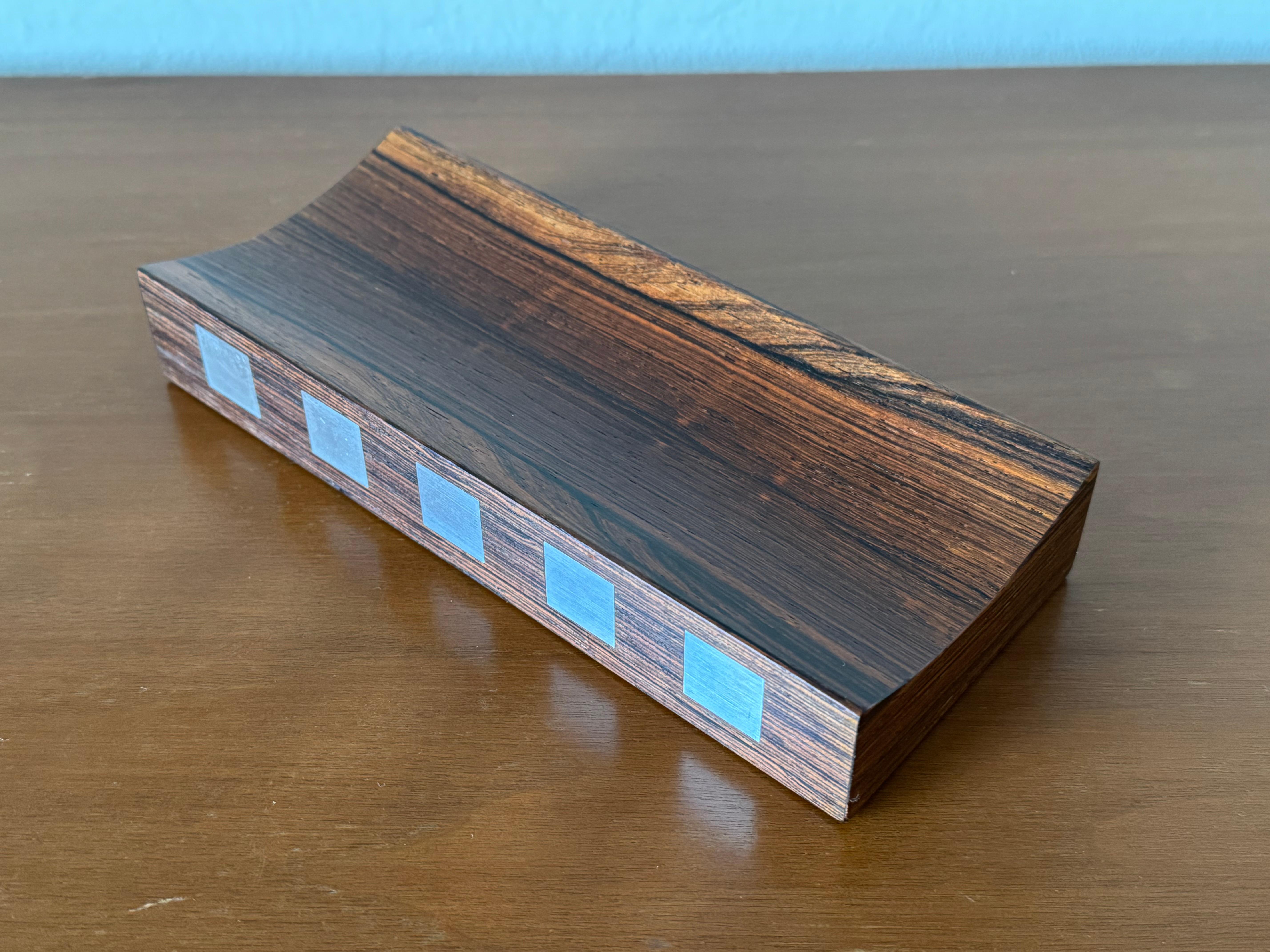 Metà XX secolo Portapenne in palissandro Hansen Rio in vendita