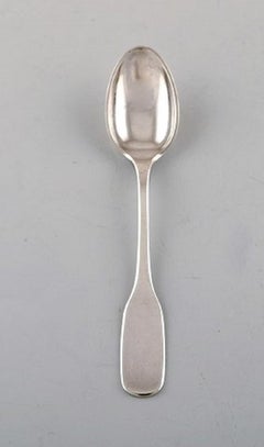 Hans Hansen Silver Cutlery, Eight "Susanne" Teaspoons in Sterling Silver
