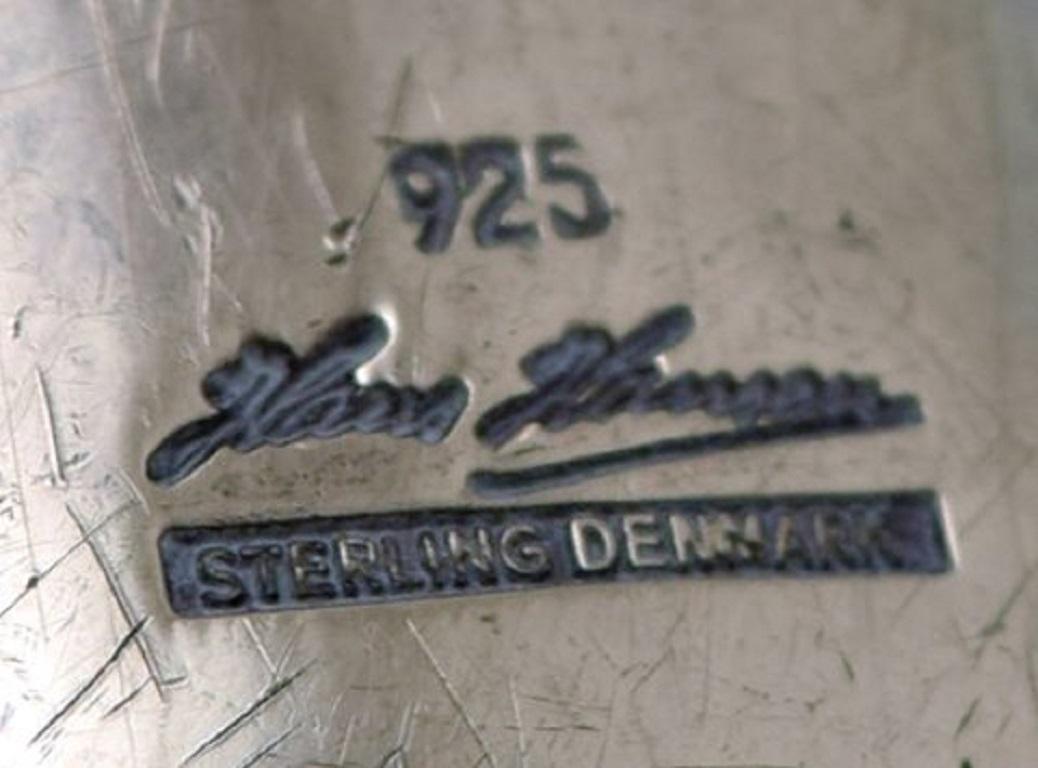 Hans Hansen Silberbesteck, Großer „Susanne“-Servierlöffel aus Sterlingsilber (Dänisch) im Angebot