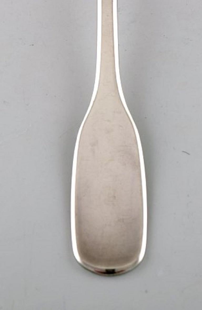 Scandinavian Modern Hans Hansen Silver Cutlery, 