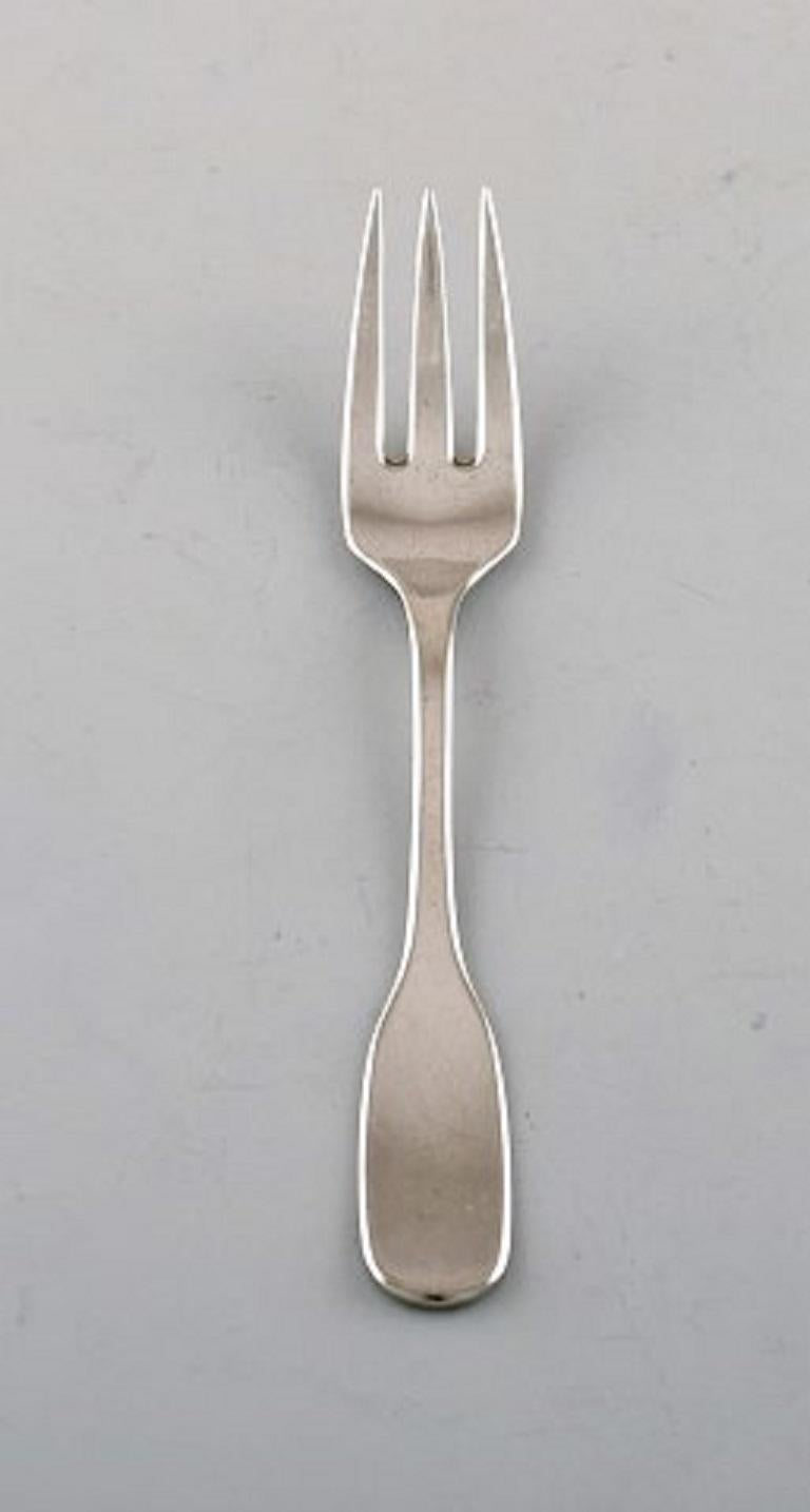 Hans Hansen silver cutlery. Twelve 