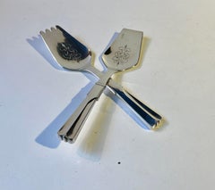 Set da portata per pesci in argento di Hansen - Dessin n. 7 - 'Arvesølv'