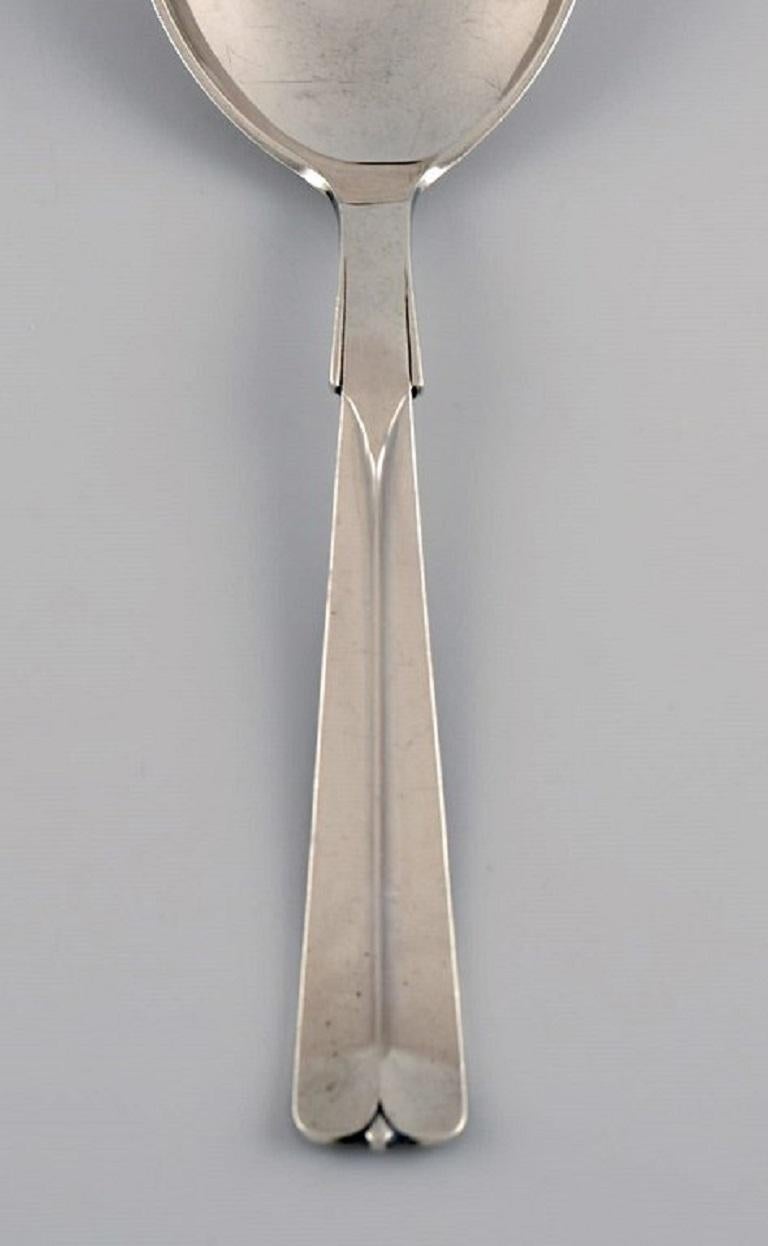 Danish Hans Hansen Silverware No. 7. Art Deco Jam Spoon in Silver, Dated 1936