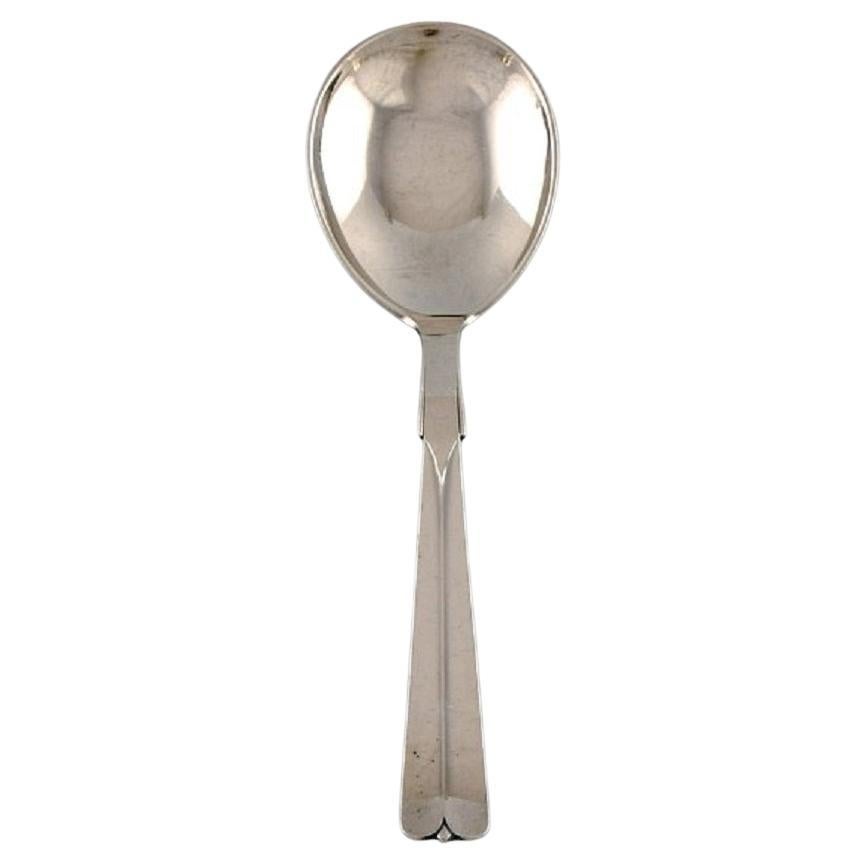 Hans Hansen Silverware No. 7. Art Deco Jam Spoon in Silver, Dated 1936
