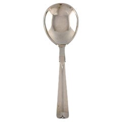 Hans Hansen Silverware No. 7. Art Deco Jam Spoon in Silver, Dated 1936