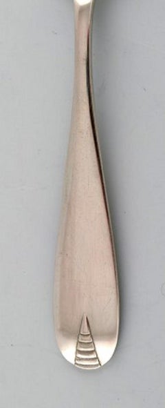 Hans Hansen Silverware Number 9, Tea Spoon in Silver