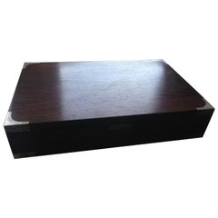 Hans Hansen Sterling Silver and Rosewood Box