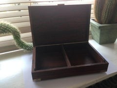 Hans Hansen Sterling Silver and Rosewood Box