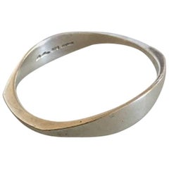 Hans Hansen Sterling Silver Bangle Bracelet