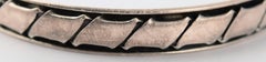 Hans Hansen Sterling Silver Bracelet in Modern Danish Design