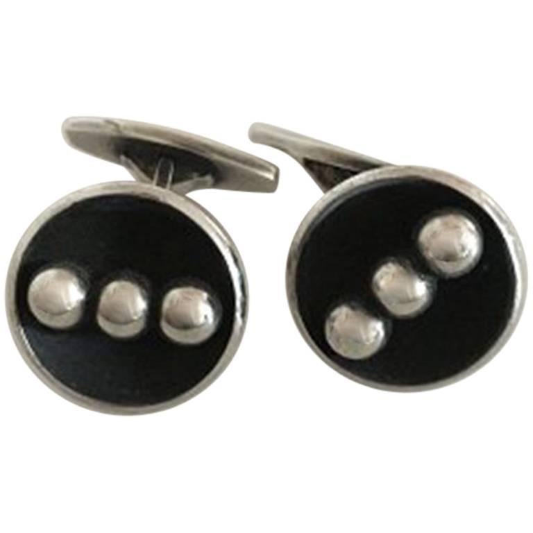 Hans Hansen Sterling Silver Cufflinks