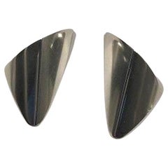 Hans Hansen Sterling Silver Ear Studs