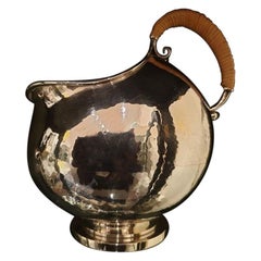 Hans Hansen Sterling Silver Gravy Boat with Spoon