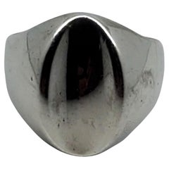 Anillo modernista Hans Hansen de plata de ley, talla 9 #23419