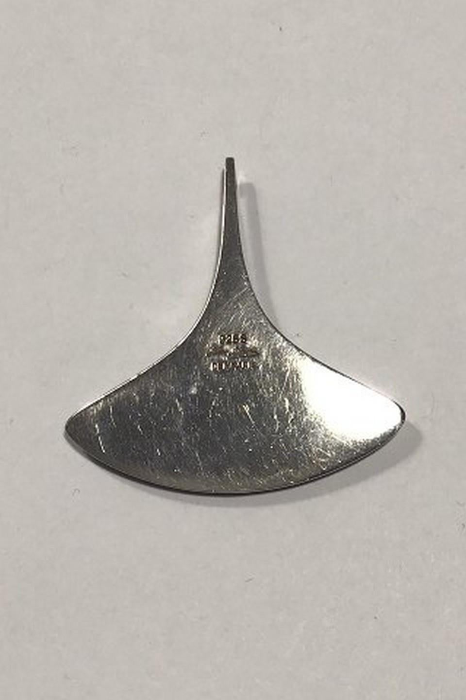 Modern Hans Hansen Sterling Silver Pendent