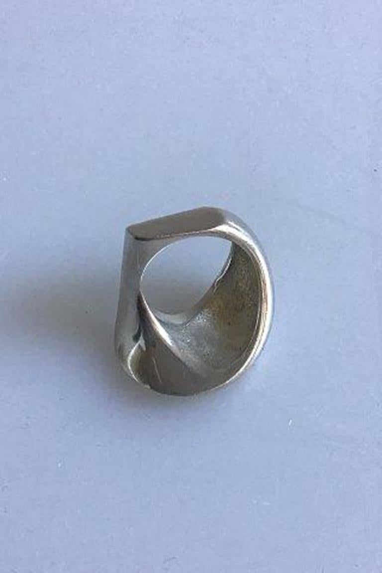 Hans Hansen Sterling Silver Ring.

Ringsize 49/US5. Weight 12,6 g./0.44 oz.