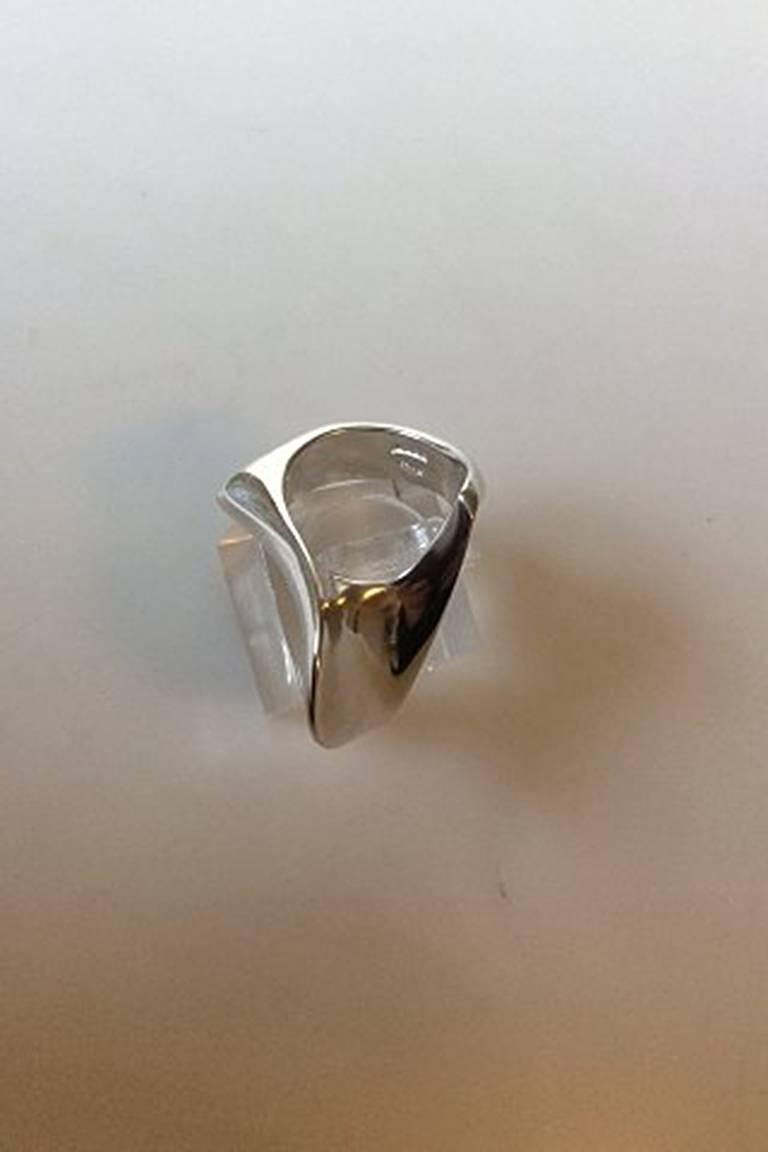 Women's Hans Hansen Sterling Silver Ring For Sale